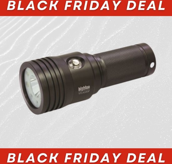 Lampe vidéo sous-marine Bigblue VTL4200P