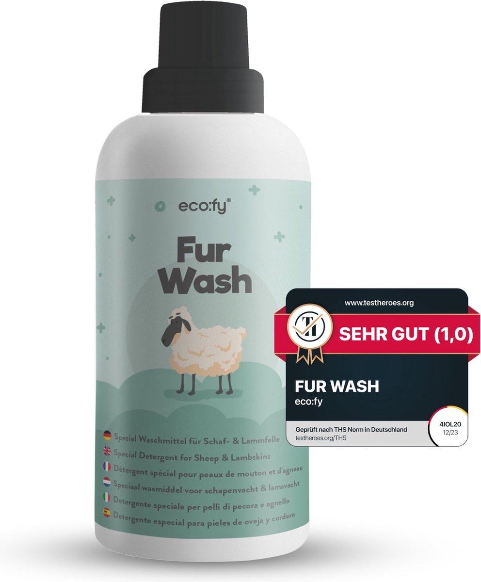 Goedkoopste eco fy® Speciaal vachtwasmiddel • wasmiddel met lanoline voor schapen- en lamsvachten