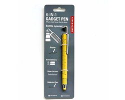 Kikkerland 7-in-1 Gadget Pen - Bevat 7 functionaliteiten - Handig voor onderweg