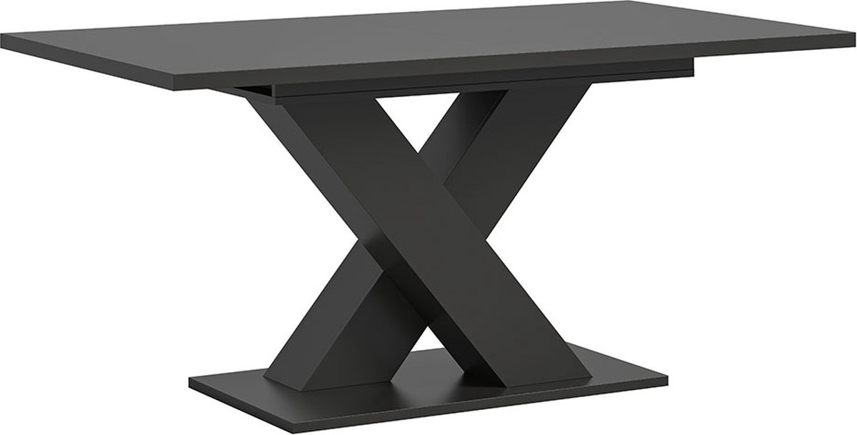 Uitschuifbare Eettafel Motion Emob - MDF Grijs - 150-190x76x90 Cm