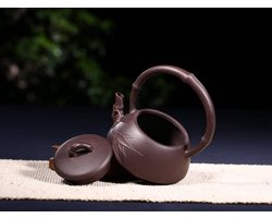Fine Asianliving Chinese Yixing Kungfu Theepot Zisha Klei Handgemaakt 170ml