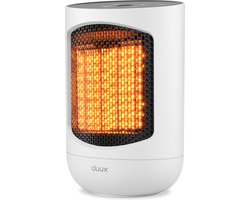 Duux Zone Keramische Kachel - Elektrische kachel 1500 Watt - Verwarming met 3 standen, Thermostaat en Draaifunctie - IP21 Certificering - Wit