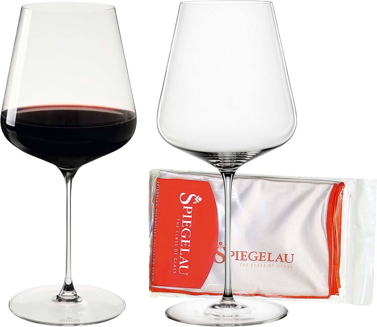 Bordeauxgläser + Poliertuch Definition 750 ml Set van 2