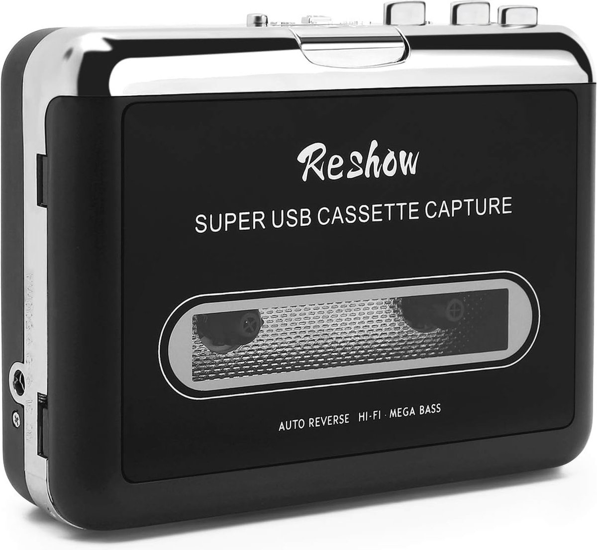 Draagbare Cassettetapespeler - Converteer Audiocassette naar MP3 voor Laptop en PC