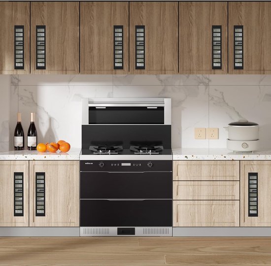 Grille De Ventilation En Aluminium - 80x400mm - Noir Mat