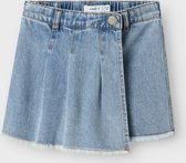 Short mini fille Name It HANNA en Denim Blue Medium , coupe classique