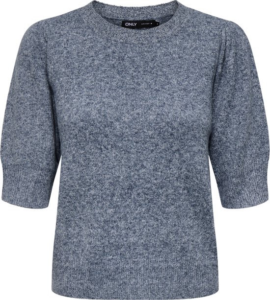 Only Trui Onlrica Life 2/4 Pullover Knt Noos 15318551 Moonlit Ocean/w. Melange Dames Maat - M