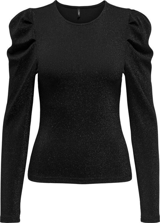 ONLY ONLRICH L/ S GLITTER PUFF TOP JRS Haut Femme - Taille L