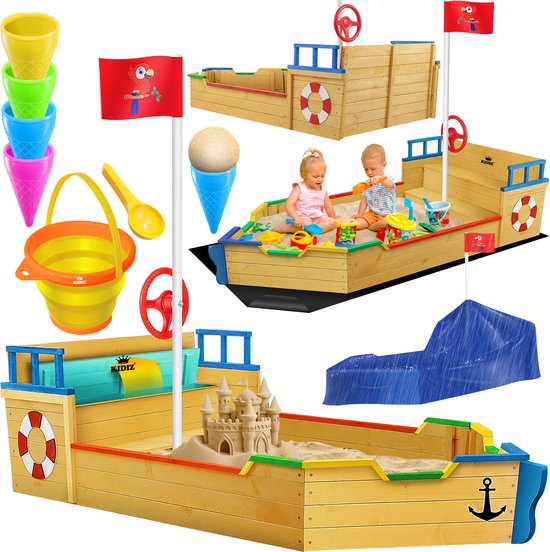 Zandbak kopen? Leuke zandbak in model van een BOOT