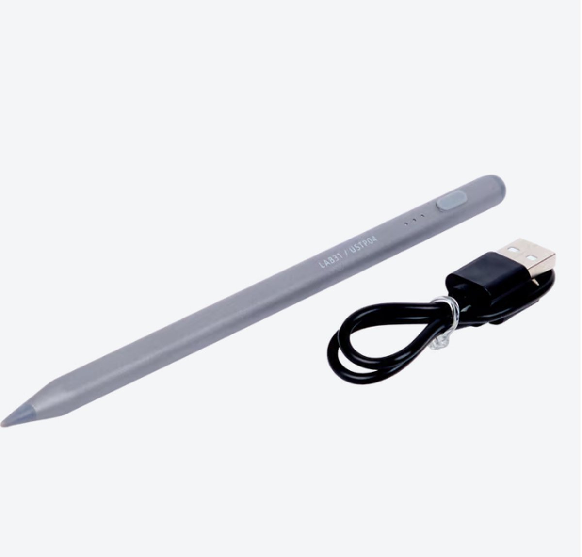 LAB31 Oplaadbare Styluspen - Graphit Kleur - Compatibel met Tablets en Smartphones