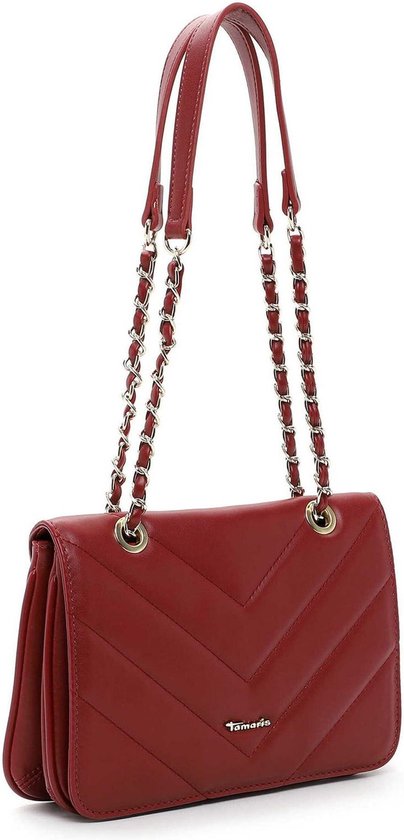 Tamaris Sac à épaule Madlin Handbag Darkred Rouge foncé
