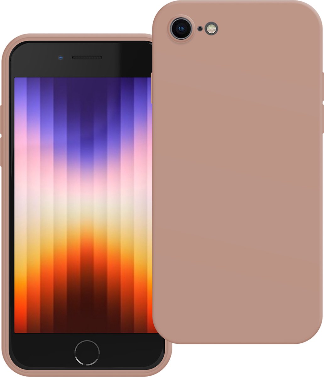 Cazy hoesje geschikt voor iPhone SE (2022) Hoesje - Color Backcover - Roze