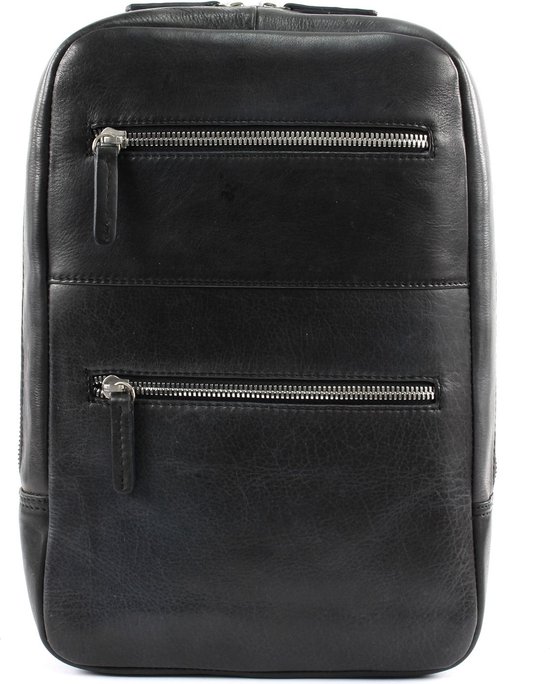 LEONHARD HEYDEN Leren schoudertas Dakota Messenger Bag Chestnut bruine