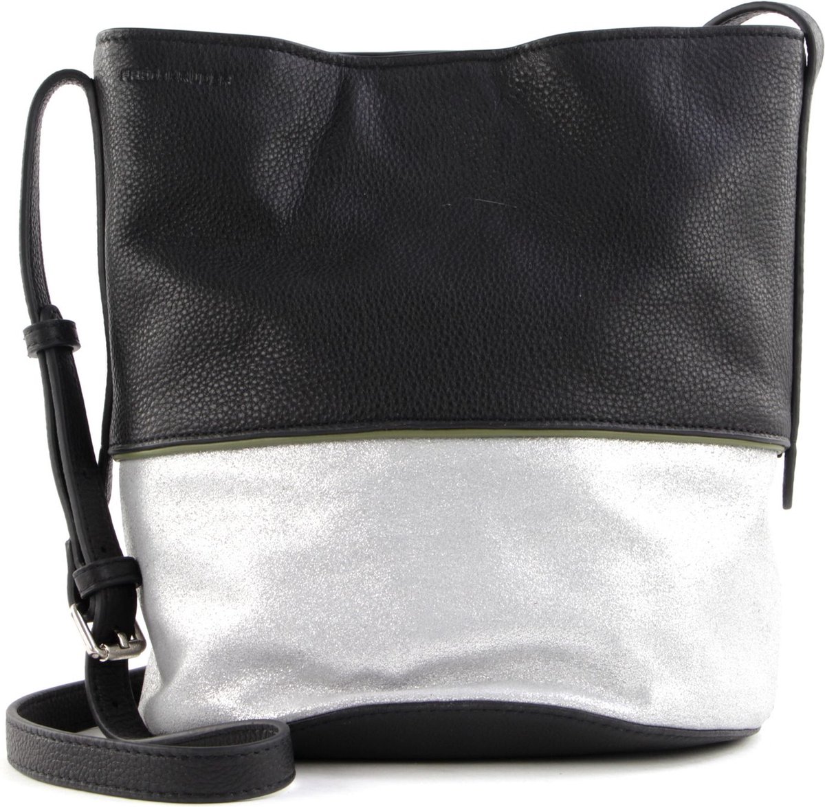 FREDsBRUDER Leren Schoudertas Summer Sparkle Collection MyMyMy Bag Black Zwart Veelkleurig