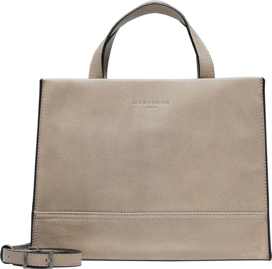 LIEBESKIND BERLIN Cuir Sac à main Sac à épaule bandoulière Lou 2 Satchel Bag Stone Beige