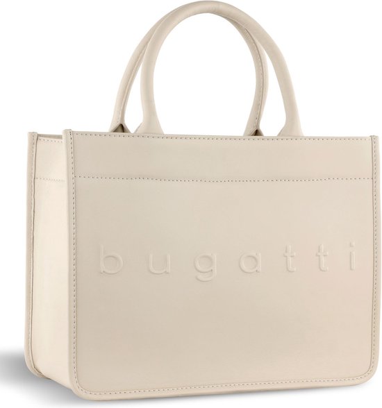 bugatti Cuir Sac à épaule Sac shopper Daphne Tote Bag Beige