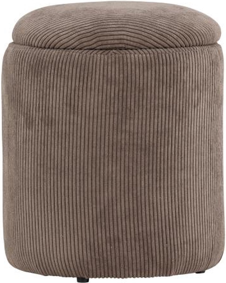 Svea - Zara poef - rib - bruin