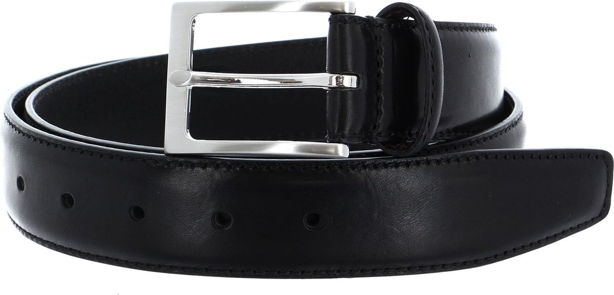 SADDLER Leren Riem Odense Belt W90 Black Zwart