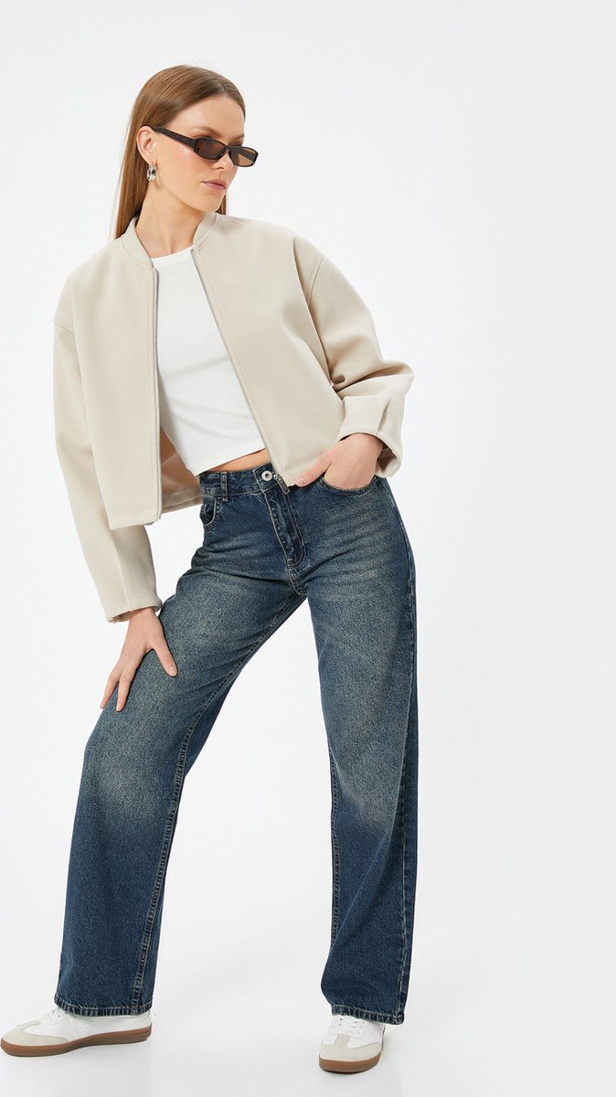 Normale taille Langer recht Jeansbroek