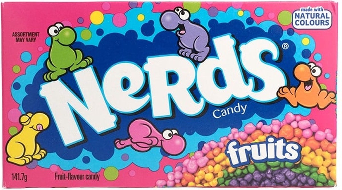 Wonka Rainbow NERDS - 12x 142g - Voordeelverpakking