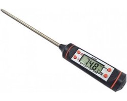 Knaak Digitale Keuken Thermometer - BBQ - meetbereik van -50° tot 300° - Zwart - Keuken