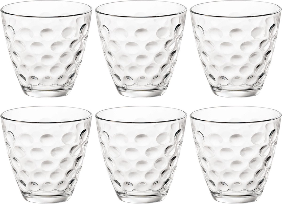 Bormioli Rocco Dots waterglas - 25 cl - Set-6