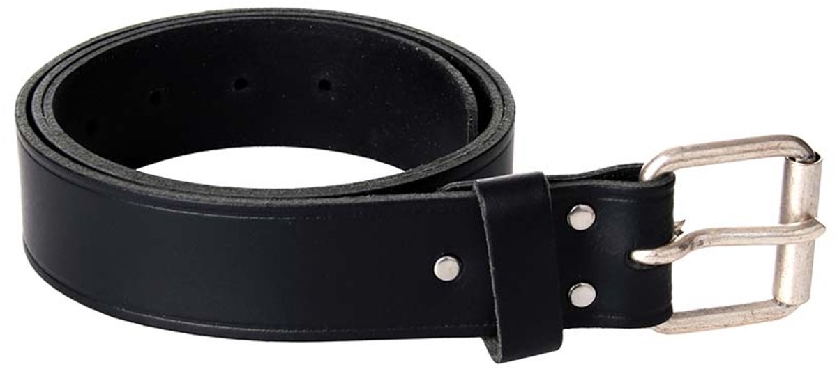 Fostex - Unisex Broekriem Zwart 125cm