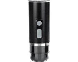 Mercadome® Draagbare Elektrische Mini-Koffiemachine - Koffiemachines - Koffiezetapparaat - Oplaadbaar - Compact - Koffie - Reizen - Zwart - 90ml