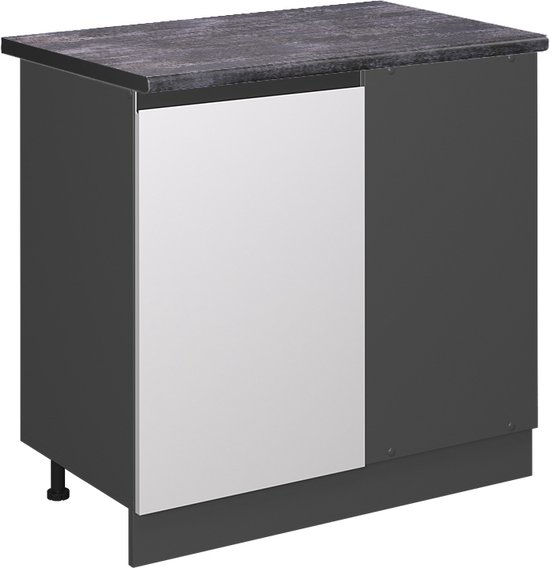 MRC COMFORT elektrisch zit sta bureau - 160x80 - grijs | Leen Bakker