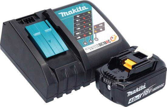 Makita DHW 180 RM1 accudrukreiniger 18 V 24 bar + 1x oplaadbare accu 4.0 Ah + lader — afbeelding 2