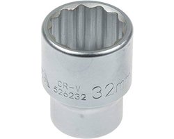 dop twaalfkant - 32 mm - 3/4 duims aansluiting - dopsleutel - rateldop - dop - asta