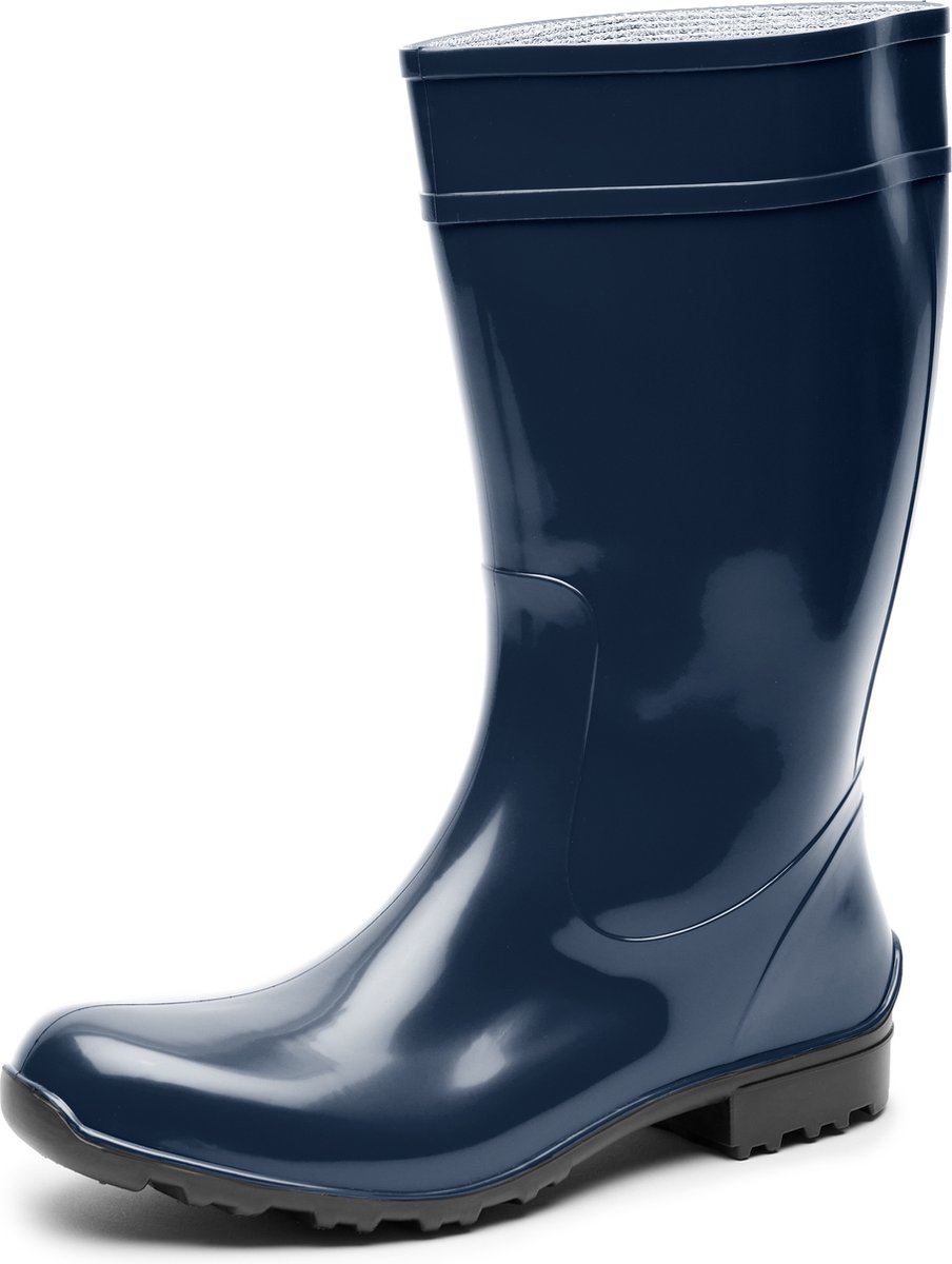 Ladeheid LA-LMG-967-Ilse Dames Regenlaarzen - Rubber – Hoog - PVC - Waterdicht – Zwart – 42