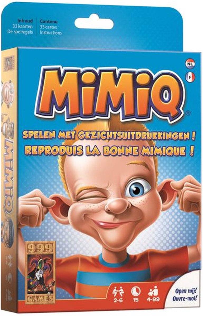 999 Games - Mimiq - Kinderspel - Hilarisch spel - Gezelschapsspel - Familiespel - bevat spelregels in NL en FR — afbeelding 10