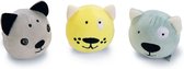 Beeztees Puppy Knuffeldiertjes - Hondenspeelgoed - Pluche - Assorti - 10x8,5x7,6 cm