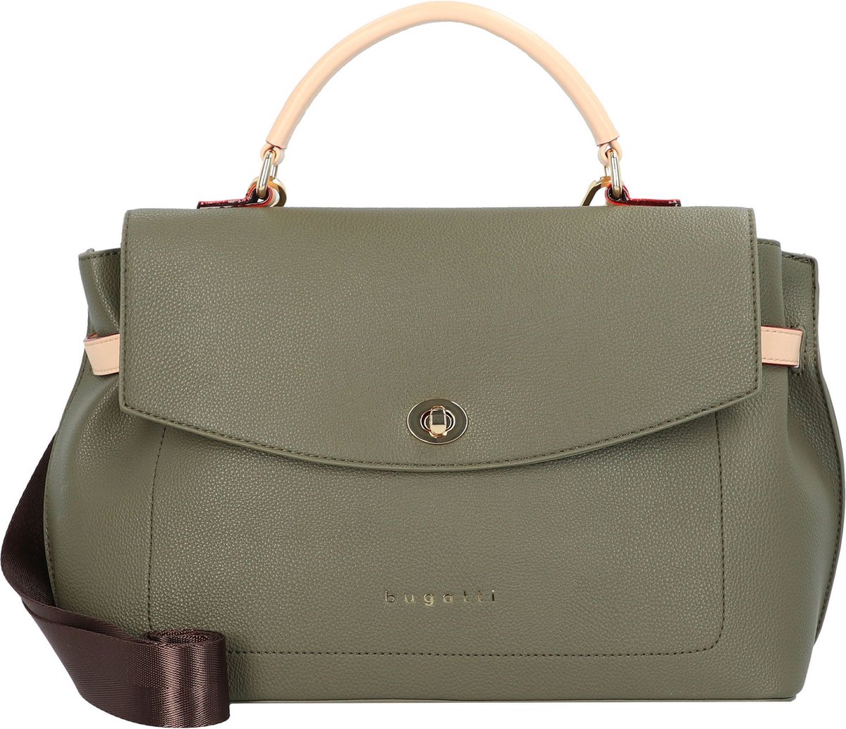 bugatti Handtas Schoudertas Ella City Bag Darkbrown Bruine