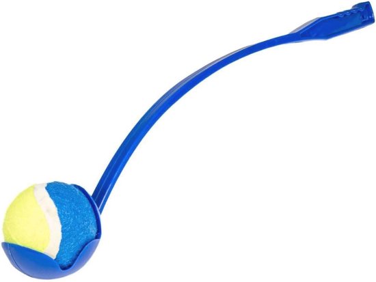 Kong Air Dog Squeaker Tennisbal met piep - Hondenspeelgoed - geel - 21x4.1x4.2 cm - XS