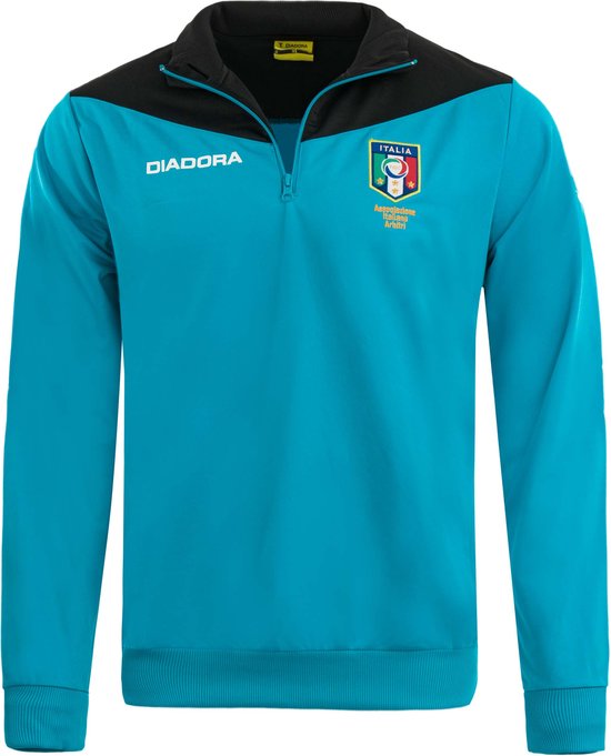 Sweat-shirt Training Farum Boldklub Diadora N°3 - Danemark, Porté Match, Taille M