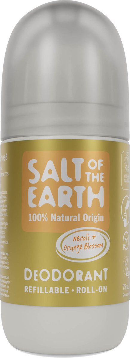 Goedkoopste Salt of the Earth Hervulbare Roll-on Deodorant - Neroli & Oranje Blossom