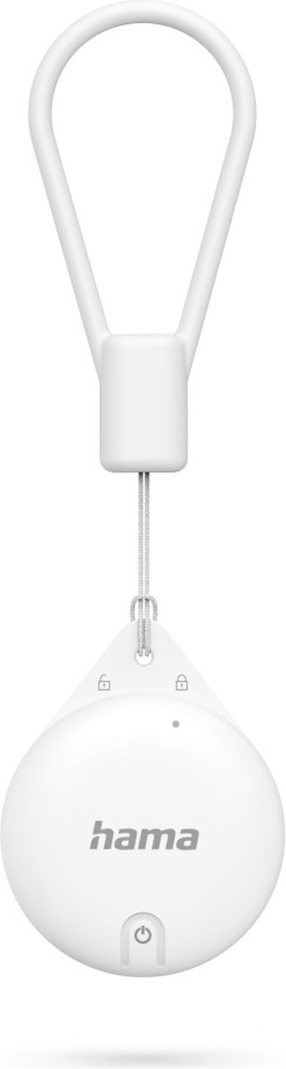 Hama Sleutelfinder, itemfinder voor Apple "Find My"-app, Bluetooth®, wit, 4st.