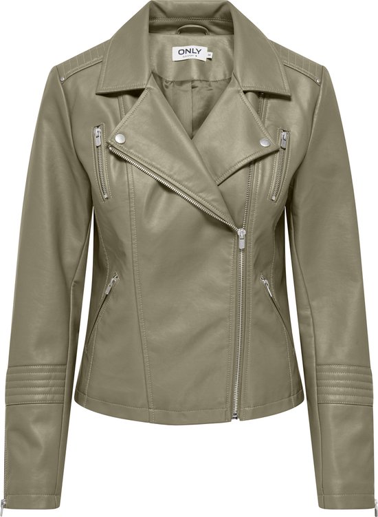 Only Jas Onlgemma Faux Leather Biker Otw Noo 15153079 Mermaid Dames Maat - 36
