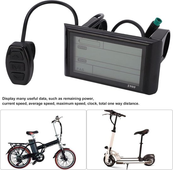 Vind 6 pin display ebike op - februari 2026