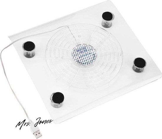 Draagbare Ventilator Zonder Blad, Stille Bureauventilator met 6 Snelheden en Elektrisch Display voor op Kantoor (WHITE