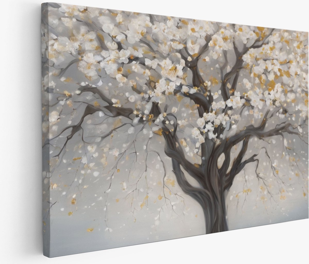 Saammp Muurcirkel Hout - Tijger in het bos - Zon - Natuur - Dieren - Ø 80 - Wandcirkel - Wanddecoratie Cirkel - muurdecoratie Woonkamer - Slaapkamer decoratie - Rond Schilderij