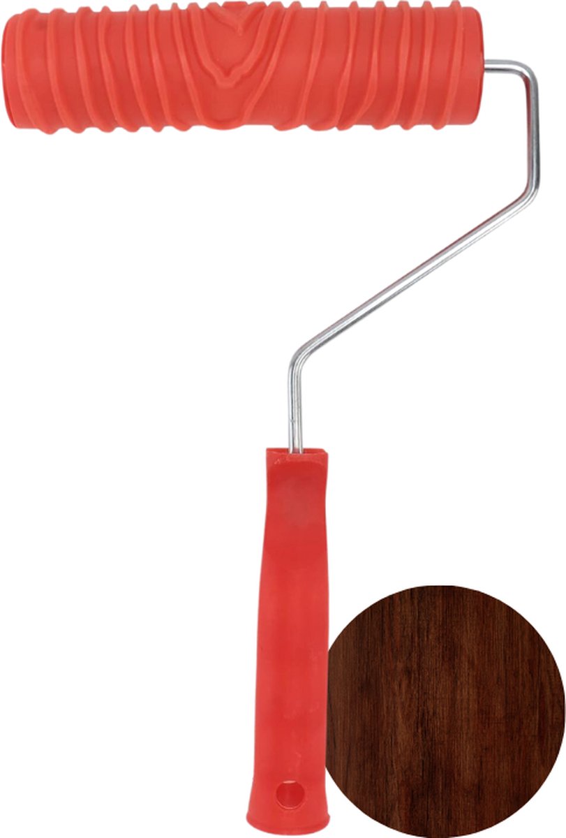 Houtnerf Roller Structuur Roller - Houtnerfroller verf– Houtnerver - Wood Grainer - Houtnerf roller – Creeër Houtnerven in Verf