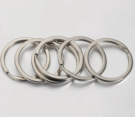 Doodadeals® Porte-clés - Porte-clés - 25 mm - 20 pièces