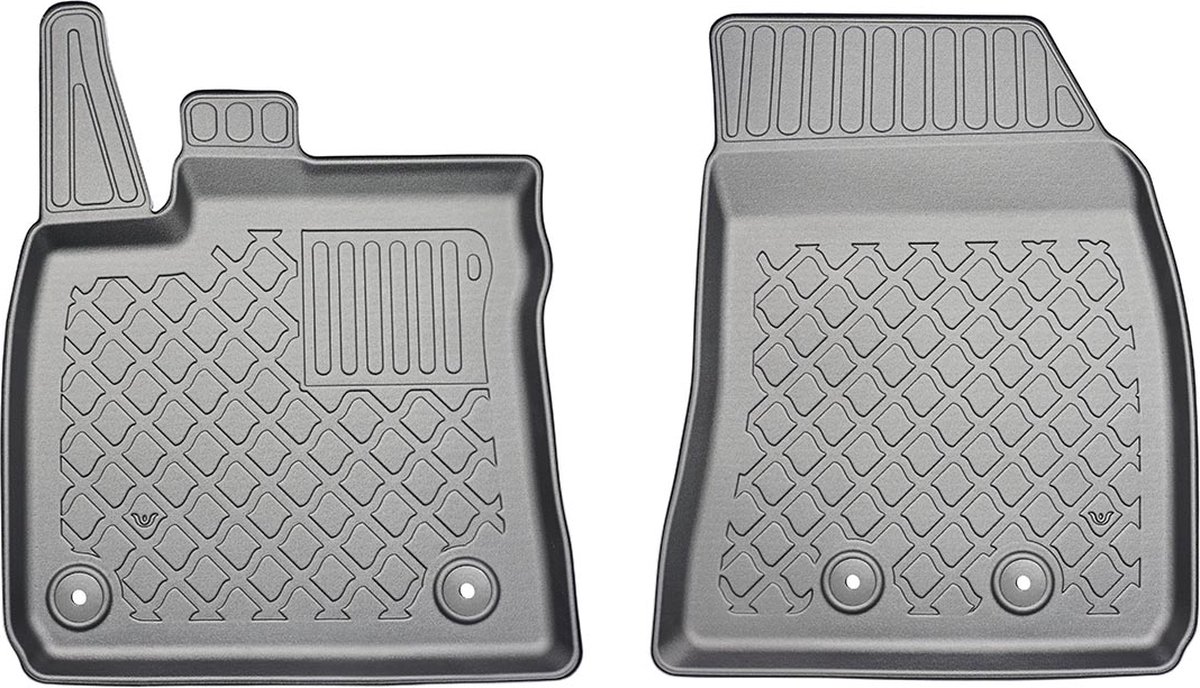 3D Automatten voor Ford Transit Courier (2014-2023), 2-zits - 2-delig - TPE-Rubber