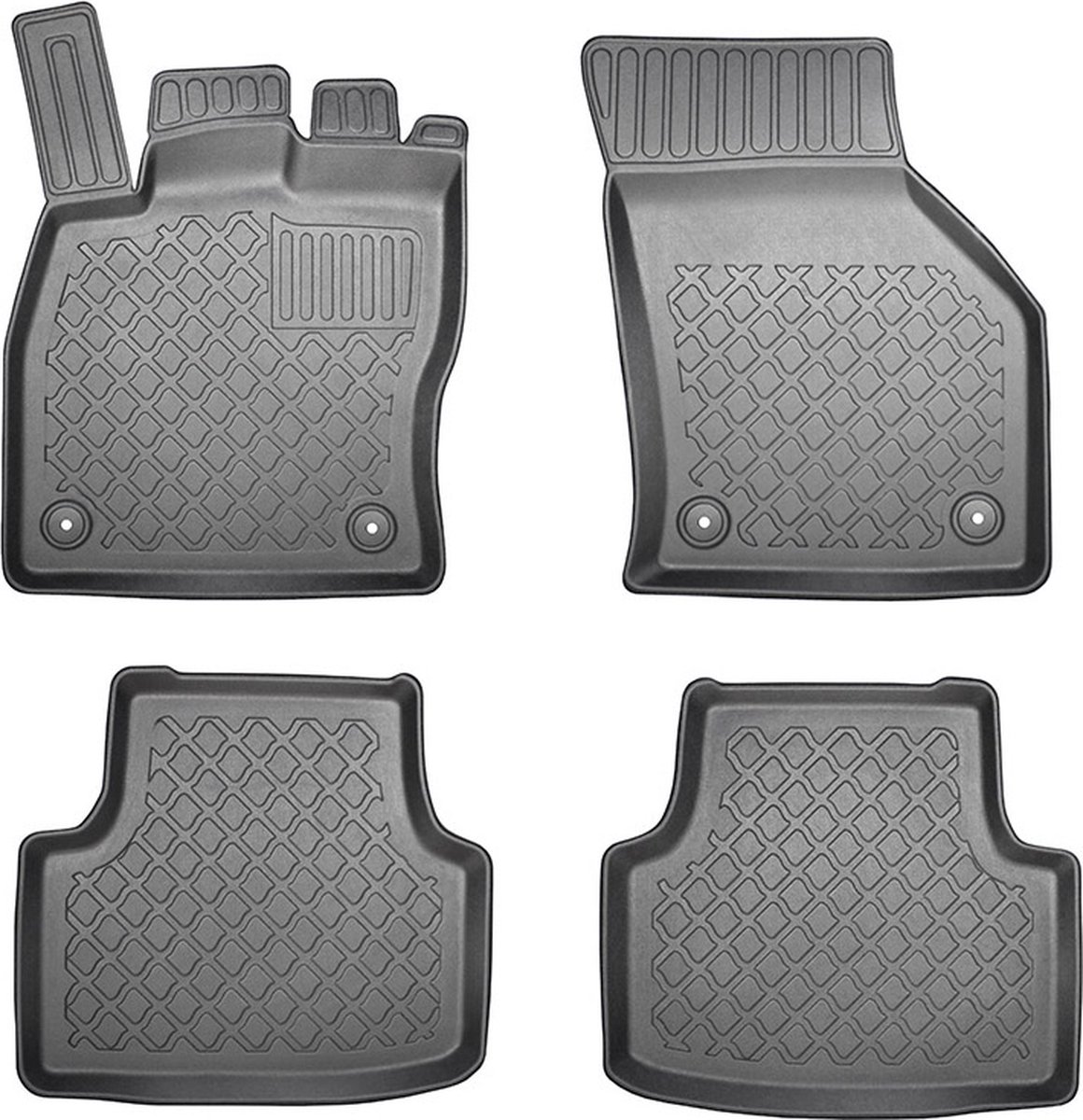 3D Automatten voor Skoda Octavia (5E) en Octavia (NX) (vanaf 2013-) - 4-delig - TPE-Rubber