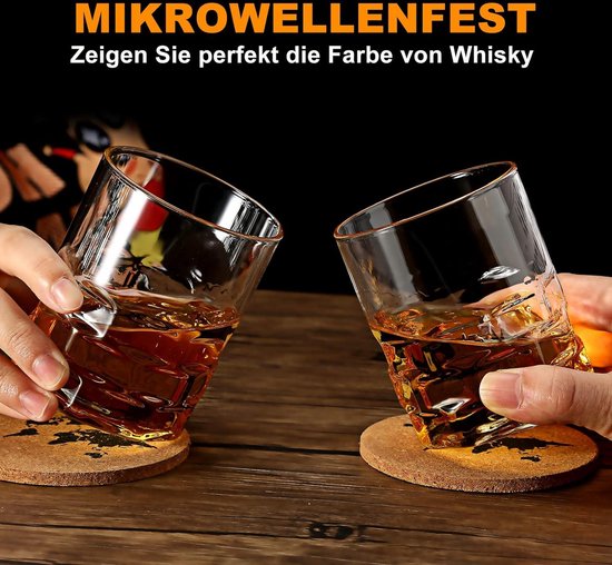 Whiskey karaf set met glazen voor mannen, unieke