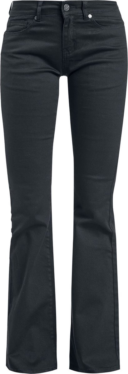 Black Premium by EMP Zwarte jeans met flare - Dames - W28L32