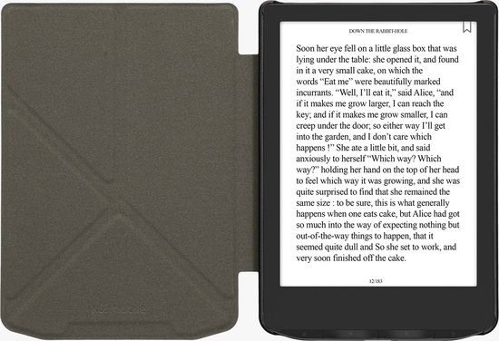 kwmobile e-reader hoesje geschikt voor Pocketbook Verse / Verse Lite / Verse Pro / Color / Vivlio Light/Light HD hoes - Ereader flip case met standaard - E reader cover van kunstleer - In lavendel van Merkloos — afbeelding 3